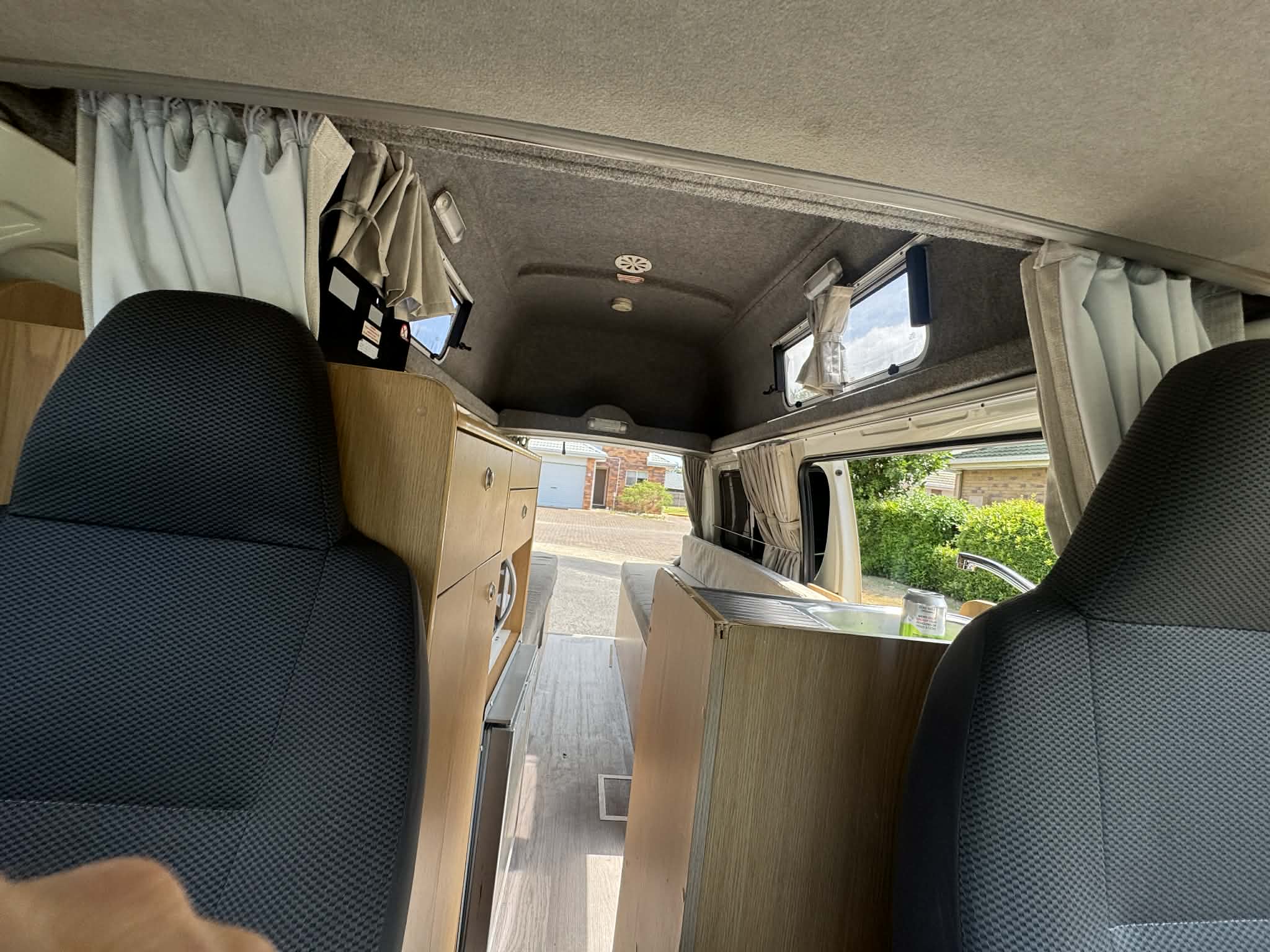 Standing headroom from the high-top conversion